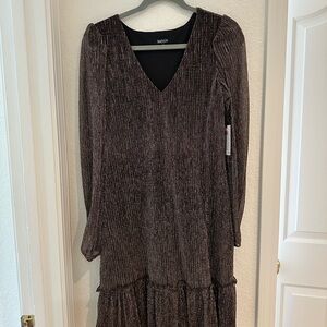 Karen Kane Brown Long Sleeve Dress